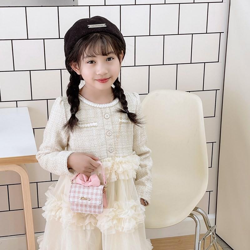 Butterfly Girl Mini Crossbody Bag With Breathable Cotton Linen For Toddlers And Kids