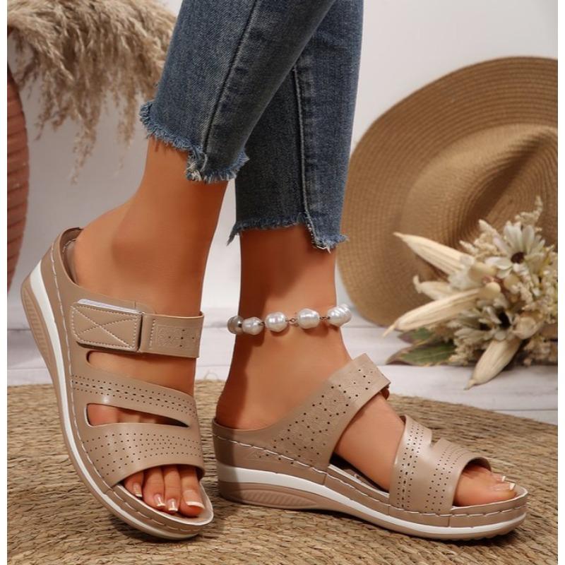 Wedges Slippers Women Summer Shoes Womens Luxury Designer Slippers Slides Women Outdoor Beach Platform Slippers Chanclas Mujer
