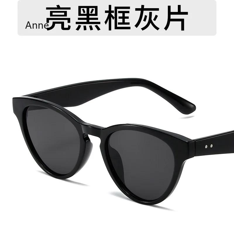 Fashion Cat-eye Sunglasses PC Frame Green Glasses Driving Outdoor Sunscreen Photography Women's Sunglasses UV400 gafas de sol