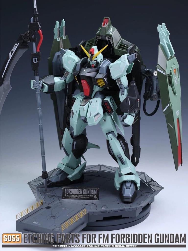 FULL MECHANICS Forbidden Gundam Metal Parts with Decals 1/100 Detail-Up High-Quality Water-Transfer [Used]