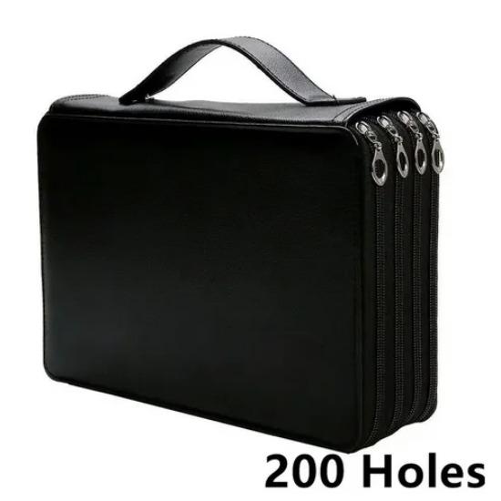 Barevné Květiny 200/252 Děrový Penál Záclona Kreativní Skica Multifunkční Velkokapacitní Kreslení Studentský Set Penálu