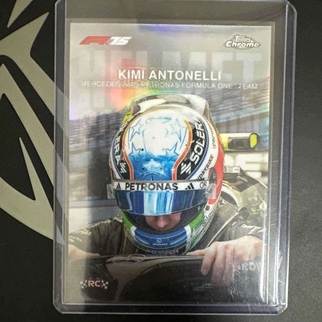 Used Topps Chrome F1 Kimi Antonelli RC