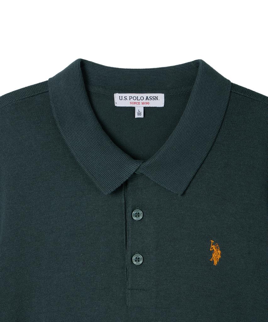 USPOLOASSN Classic Cable Cara Knit _Deep Green
