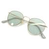 Óculos de Sol [MERRY PLEASURE] Moda UV Lentes Boston Cor Clara, Óculos, Masculino e Feminino, Proteção, Estilo, Redondo,