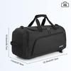 Duffel Gym Large Easy To with Wet Pocket and Shoe for Travel Dark [G4Free] 3-way Bag, Bag, Bag, Capacity, Durable, Lightweight, Carry, Compartment,