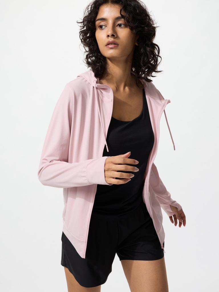 Uniqlo Japan Airism Uv Cut Mesh Parka  Long Sleeves 