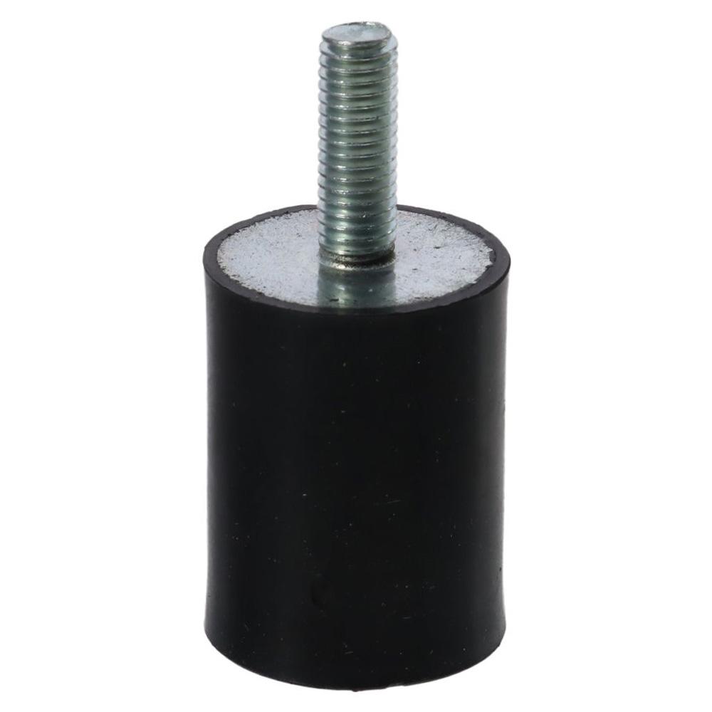 Praktische M6 M8 M10 Gewinde Gummihalterungen Schwarze zylindrische Stoßdämpfer Vibrationsdämpfer Wasserpumpen