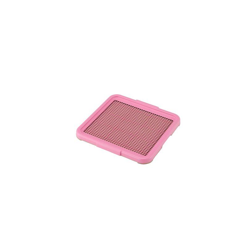 

Aibeishi Dog Toilet Large Dog Extra Large Dog Urinal Pet Supplies Golden Retriever Toilet Plus Size Dog Toilet Split with mesh plate S 480*350*40 Pink