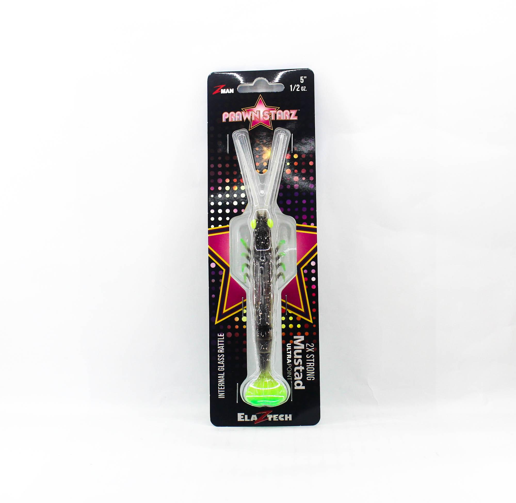 Zman Soft Lure PrawnstarZ 5 Inch Glow Chartreuse (9194)