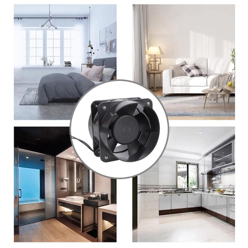 220V Aluminum Alloy 150mm Duct Exhaust Fan Adjustment Speed Air Blower For Ventilation Kit In DIY Projects Ventilation