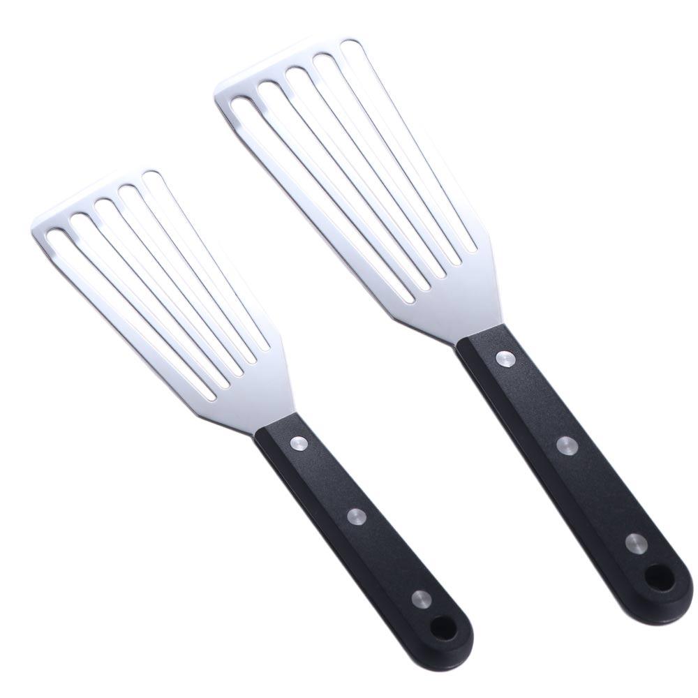 With ABS/Wooden Handle Fish Spatula Slotted Frying Shovel Multi-Purpose Steak Tuner Egg