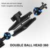 Motorcycle Bike Camera Mount Aluminum Alloy Quick Release Handlebar Adapter for 12/11/ X4 Cameras Holder with Quick Lock
