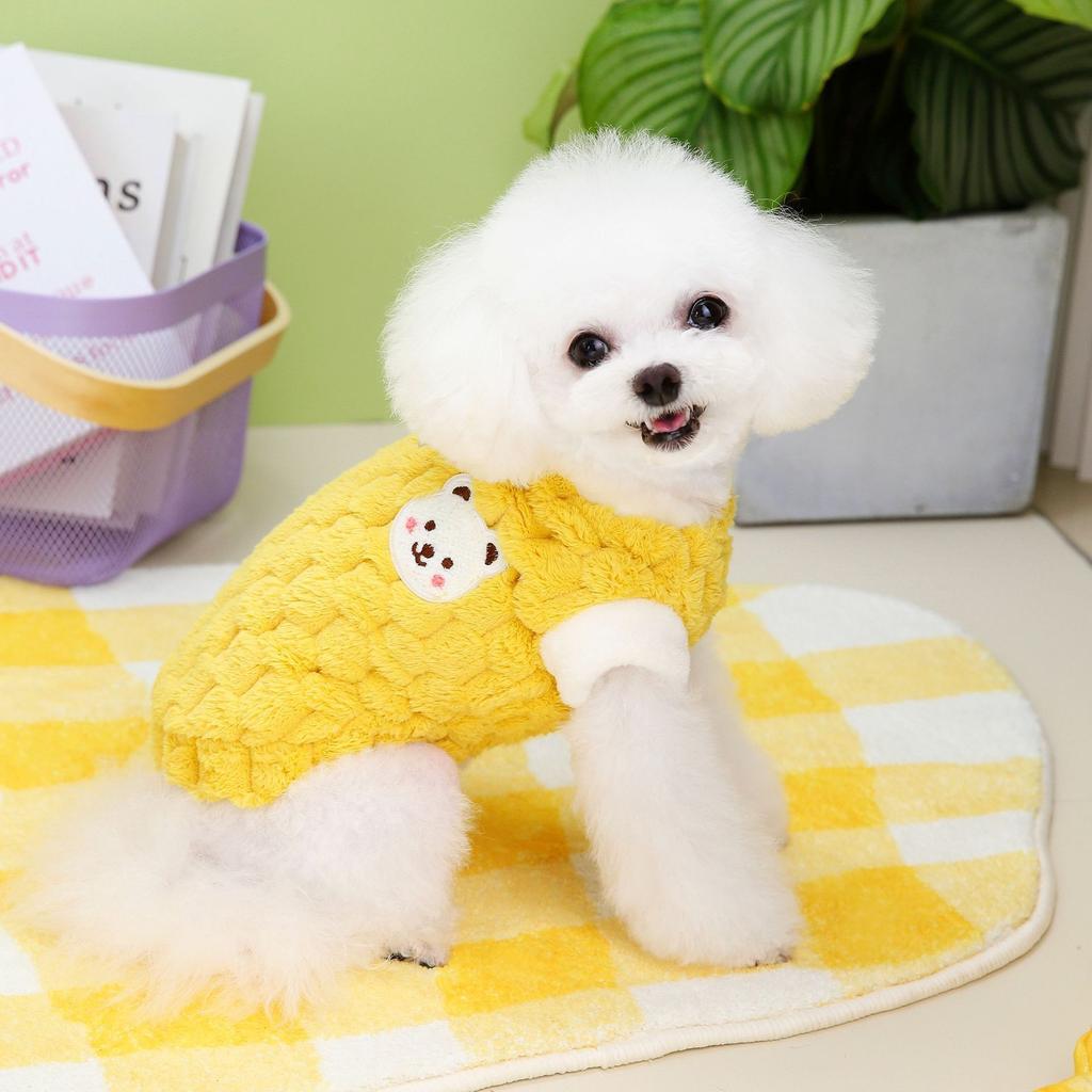 INS Herbst/Winter Japanische und Koreanische Haustierkleidung: Bärenkäfer Zweibein-Outfit für Hunde & Katzen