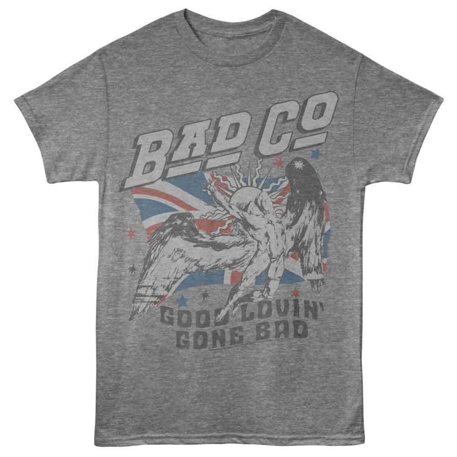 Bad Company Good Lovin Flag Graphite Heather T-Shirt M