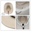 New ethnic style western cowboy hat woolen top hat men's and women's top hat outdoor travel hat winter