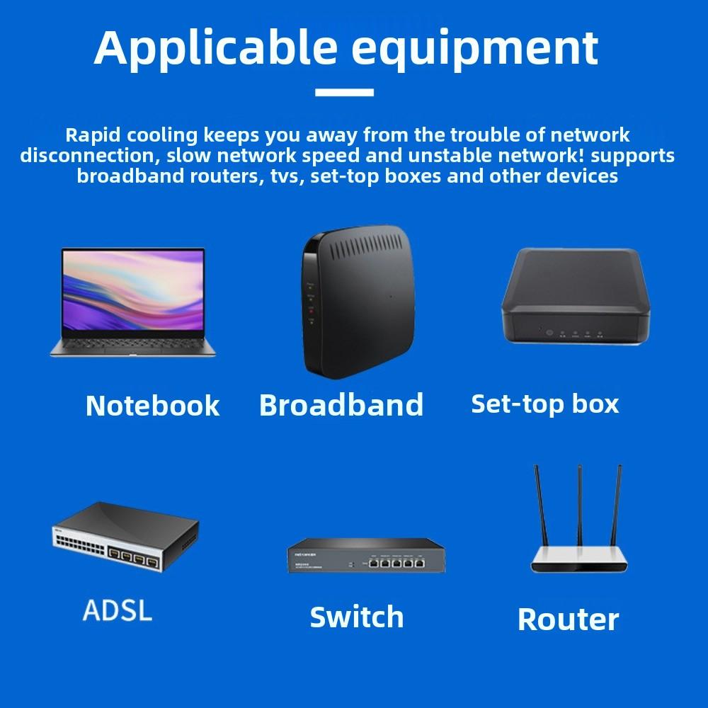 Dual Fans Router Cooling Stand DC 5V USB Radiator Base USB Powered Router Cooling Fan  PC Cooling