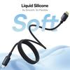 BASEUS Picogo 1m Magnetic Liquid Silicone Fast Charging Cable USB-C to USB-C 240W Data Cord