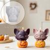 DIY Halloween Ornament Mold Silicone Easy Release Candle Wax Mold Multi-purpose Non-stick Epoxy Resin Plaster Mold Gift Making