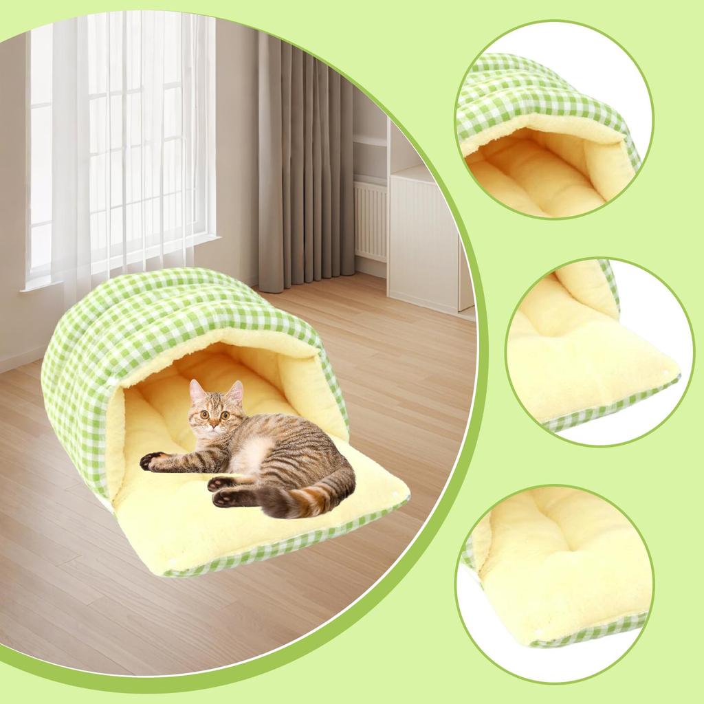 Cat Bed Comfortable Removable Washable Cat Cave Bed for Cats Sleeping Kitten