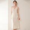 Elegant Korean-Style Knitted Cashmere Dress - Strappy, Slimming, and Luxurious Fashion Staple