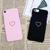 6 7 Iphone 6s Plus 5s Se Couple Painting Love Heart Phone Ultrathin Phone Case