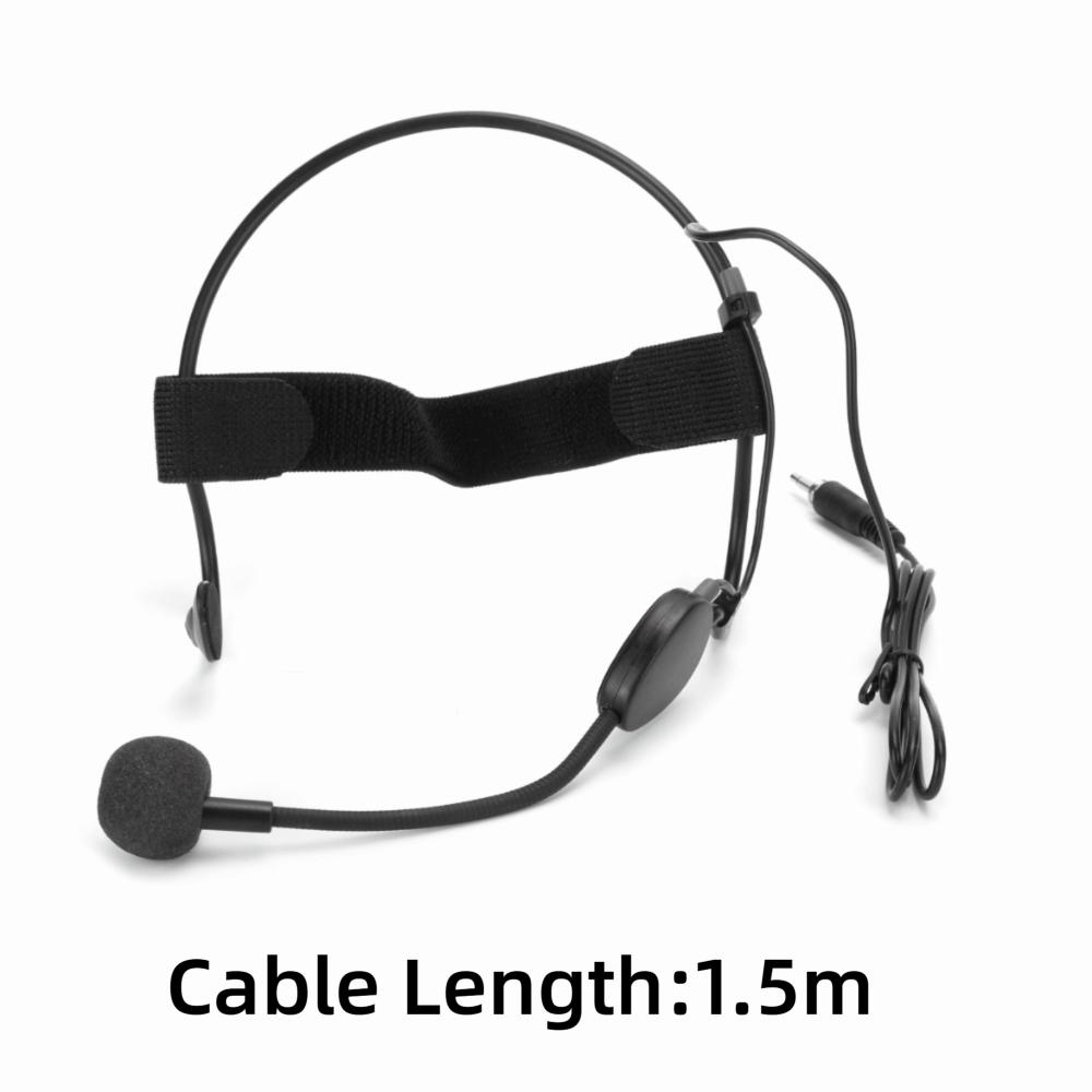 3.5MM Plug Mini Headband Microphone Omnidirectional Pickup Condenser Headset Mic  Performance