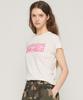 CARGOBROS FOR WOMAN Dot Pattern Short Sleeve T-Shirt (White)