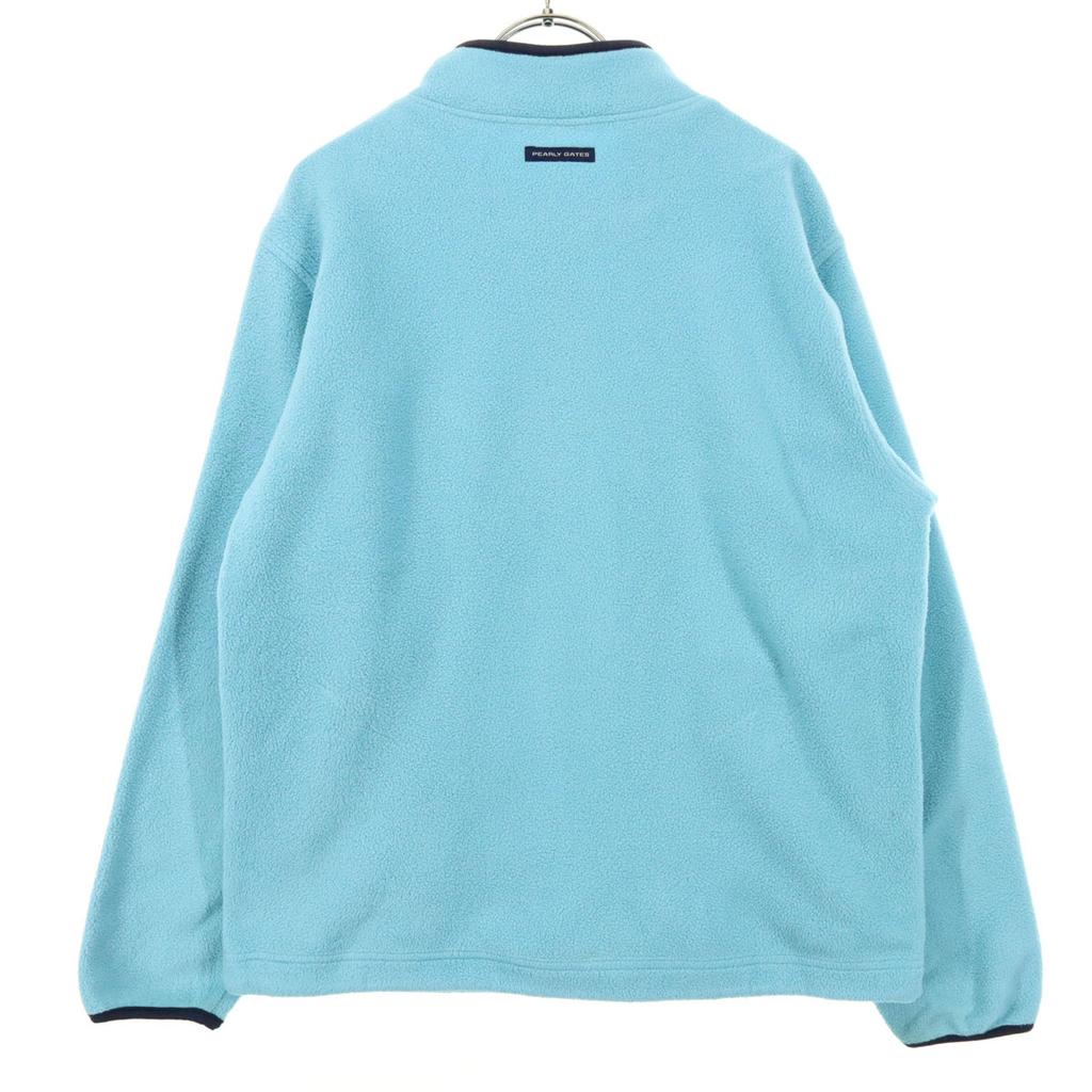 Pearly Gates POLARTEC English Letters Long Sleeve Half Zip Fleece Jacket Men's Used