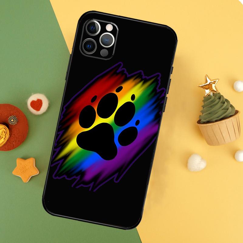 Cat Dog Paw Design Phone Case For iPhone 17 16 16E 15 14 12 11 13 Pro Max 12 13 Mini 17Air Shockproof Cover