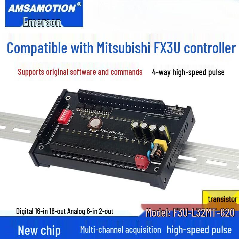 AimoXun Compatible Mitsubishi FX3U Series PLC Industrial Control Board
