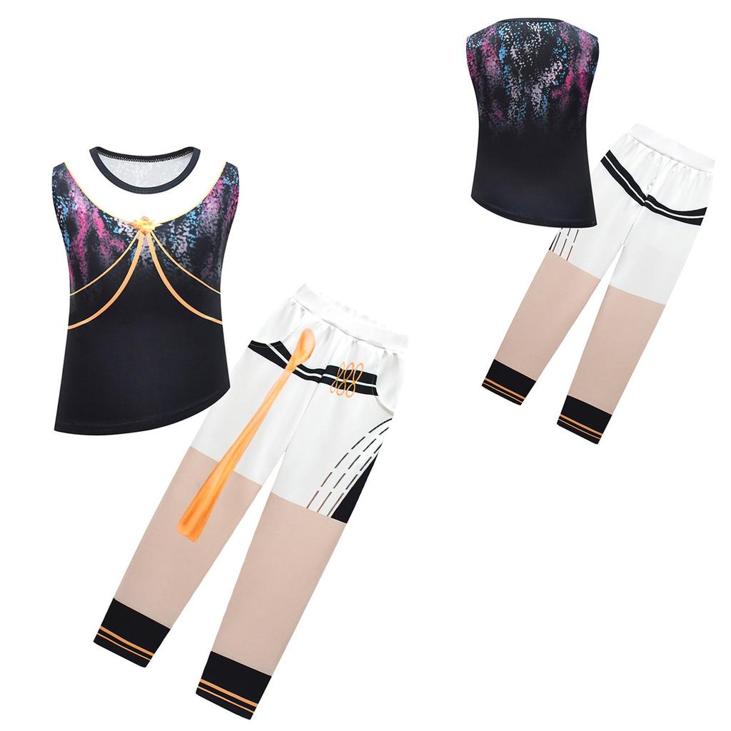 Barneklær Mote Fritid Kort Ermet Plissert Skjørt