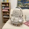 Schoolbag contrasting color simple schoolbag women's 1011 new Korean version ins high-quality backpack for primary and secondary school students