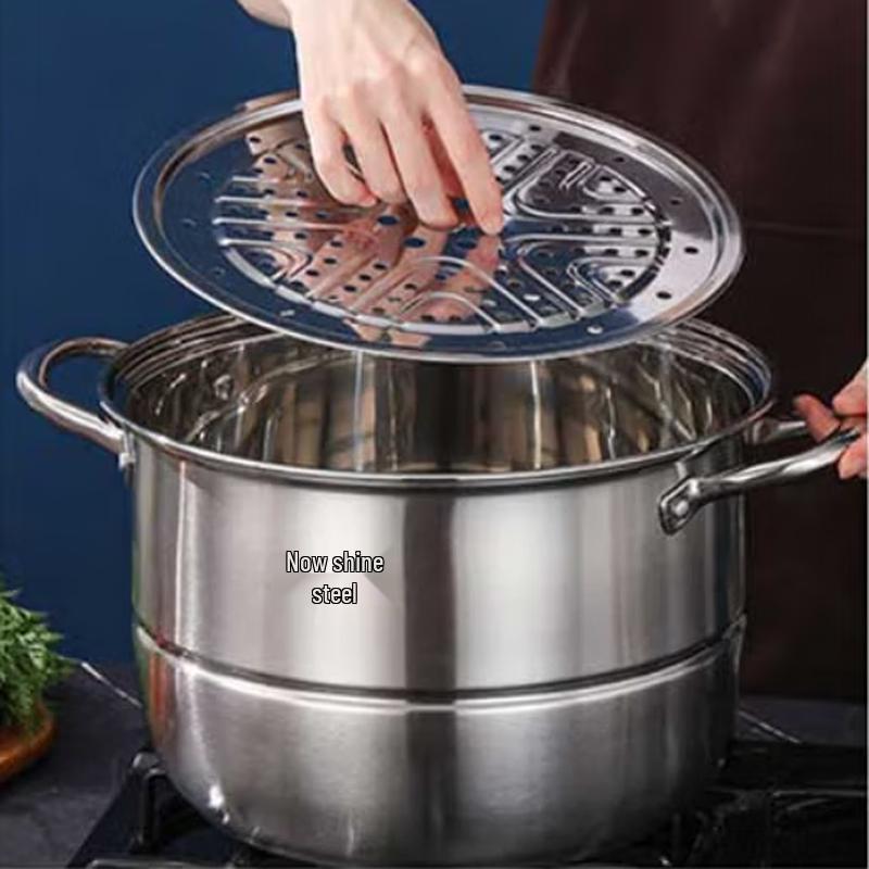 Sigeel 2-lagiger Dampfgarer aus Edelstahl