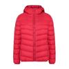 Women's Lightweight Hooded Down Jacket - 90% Down, Solid Color, Casual Warm Plus Size Coat for Autumn/Winter.