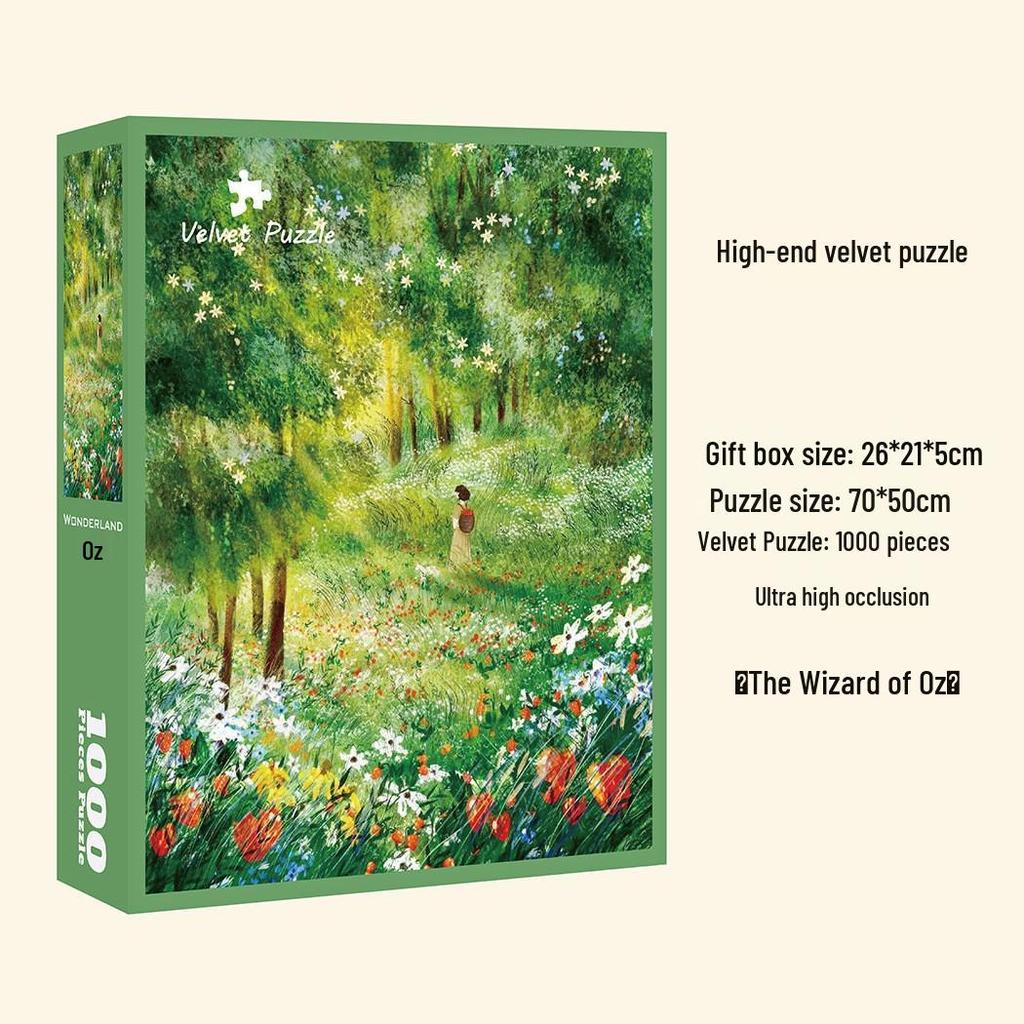 In Stock 1000-Piece High-Quality Challenging Jigsaw Puzzle for Adults - Customizable