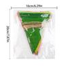 Holiday Triangle Bunting Easy Hanging Design Natural Burlap Materials Durable Efficient Christmas Decoration for Home Party Indoor Outdoors