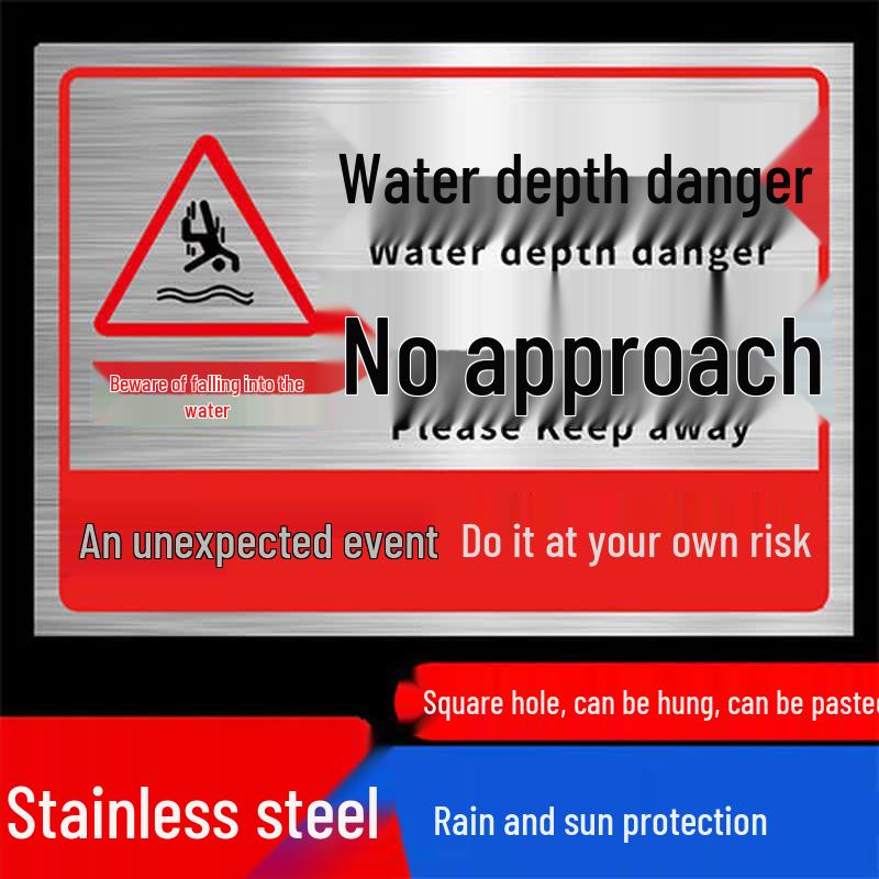 Langxi Metal Restricted Space Warning Sign