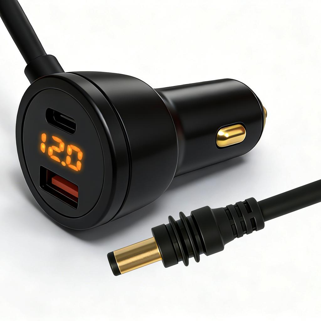 Für Starlink Mini 12V-24V Wasserdichtes Autoladegerät zu DC-Stromkabel für Starlink Mini Antenne Zigarettenanzünderkabel 2m 3m 5m