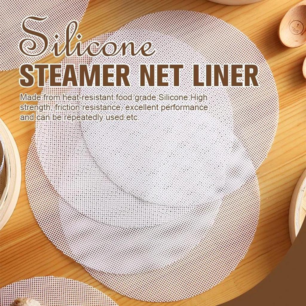 Silicone steamer pad Non-Stick Silicone Mat Steamer Pad Sum Paper Cooking Tools