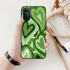 Cool Liquid Heart Phone Case For Honor 70 50 20 7S X9 X8 X7 Magic 4 3 Pro Soft Black Phone Cover