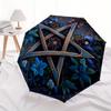 Enchanted Pentagram Mandala Wall Art Decor Umbrella, Christmas Gift Y354