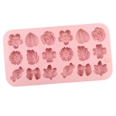Lebensmittelechte Silikon-Blumenförmchen für Schokolade, Süßigkeiten, Backen, Hitzebeständige Silikon-Kuchen-Dekorationsformen