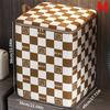 Houndstooth Non-woven Storage Box Bear Pattern Large Capacity Clothing Quilt Storage Bag Student Dormitory Moving Packaging Bag