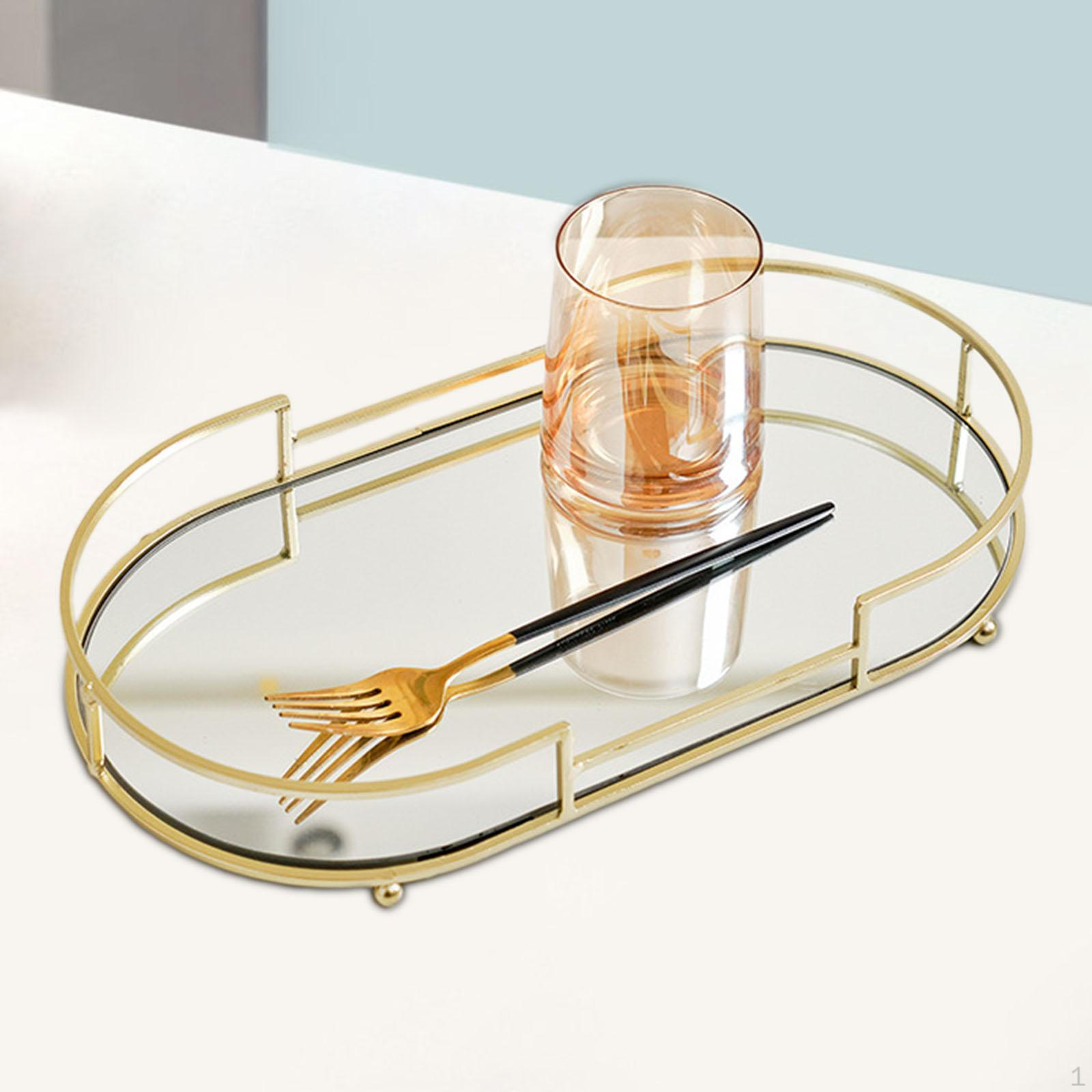 

Поднос косметический флакон духов декоративный для туалетного столика Size A