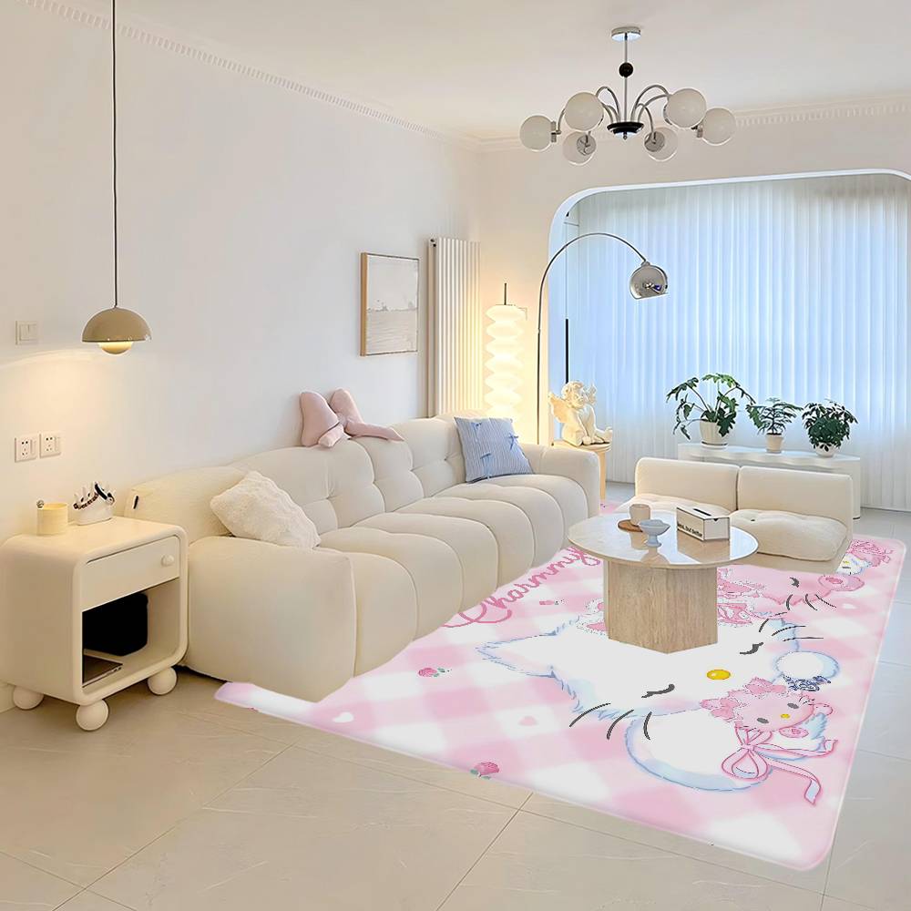 Cute Charmmykitty Door Mat Kids Room Bedroom Decoration Balcony Anti-Slip Doormat Living Room Doormat Area Rug