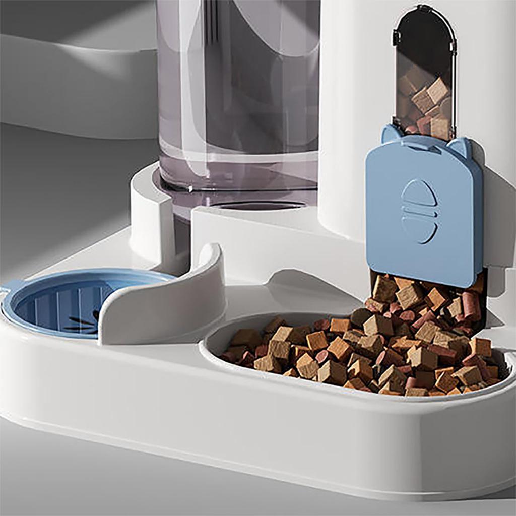2 In 1 Food And Water Dispenser Set, Small Food And Water Dispenser Set For Small , Cats, Dogs, Puppies
