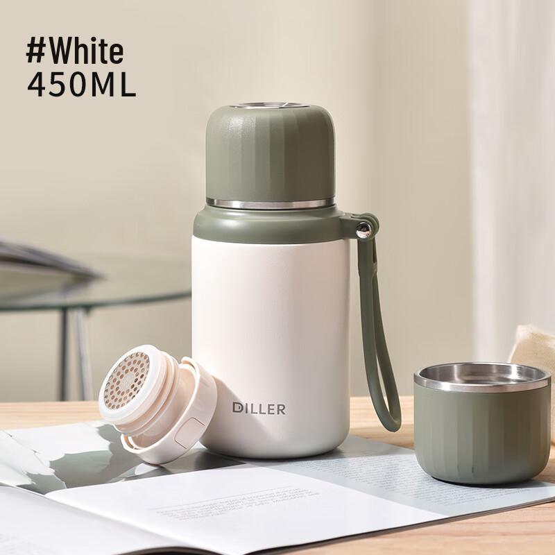 Diller Portable 316 Stainless Steel Insulated Tea Mug