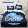 Pokémon Cartoon Pattern Bedding Home Decoration Birthday Gift (1 * duvet cover + 2 * pillowcase, without core)