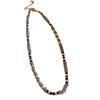 Collana con Perle di Agata Geometrica con Finitura Galvanica per Donne Eleganti