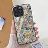 Flower Leaf Phone Case For iPhone 17 Pro Case iPhone 14 13 11 15 12 16 Pro Max 17 Air 16E SE 7 8 Plus XR Tempered Glass Cover